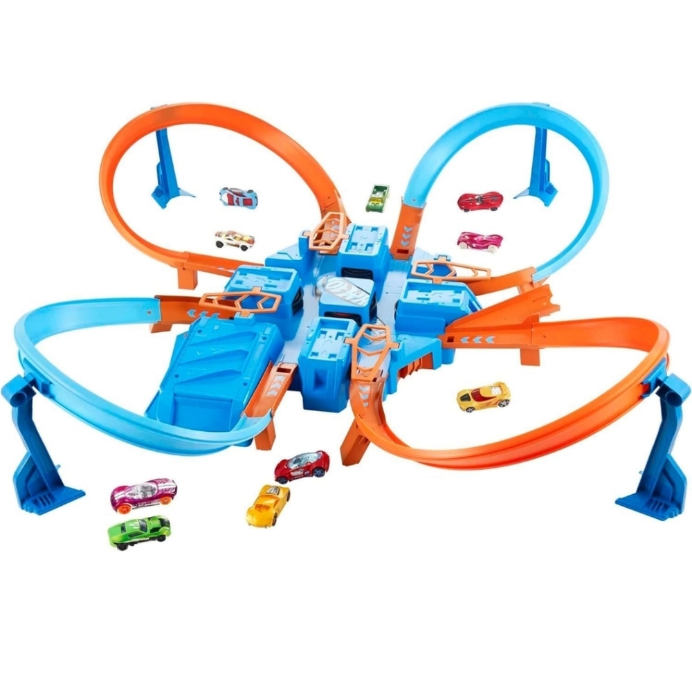 Hot Wheels Criss Cross Crash Track Set